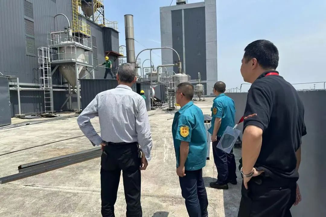 Changshu Polyester ატარებს უსაფრთხოების შემოწმებებს მაისის დღესასწაულამდე